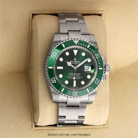 rolex hulk watch price|pre owned rolex hulk.